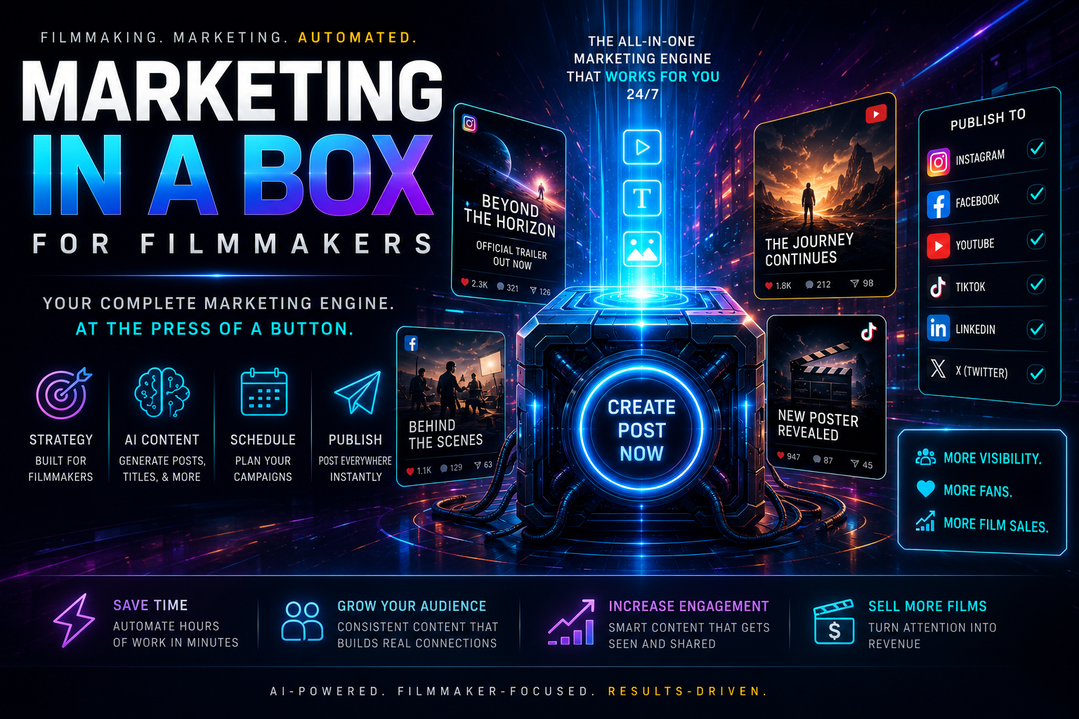 Marketing in a Box tool screenshot